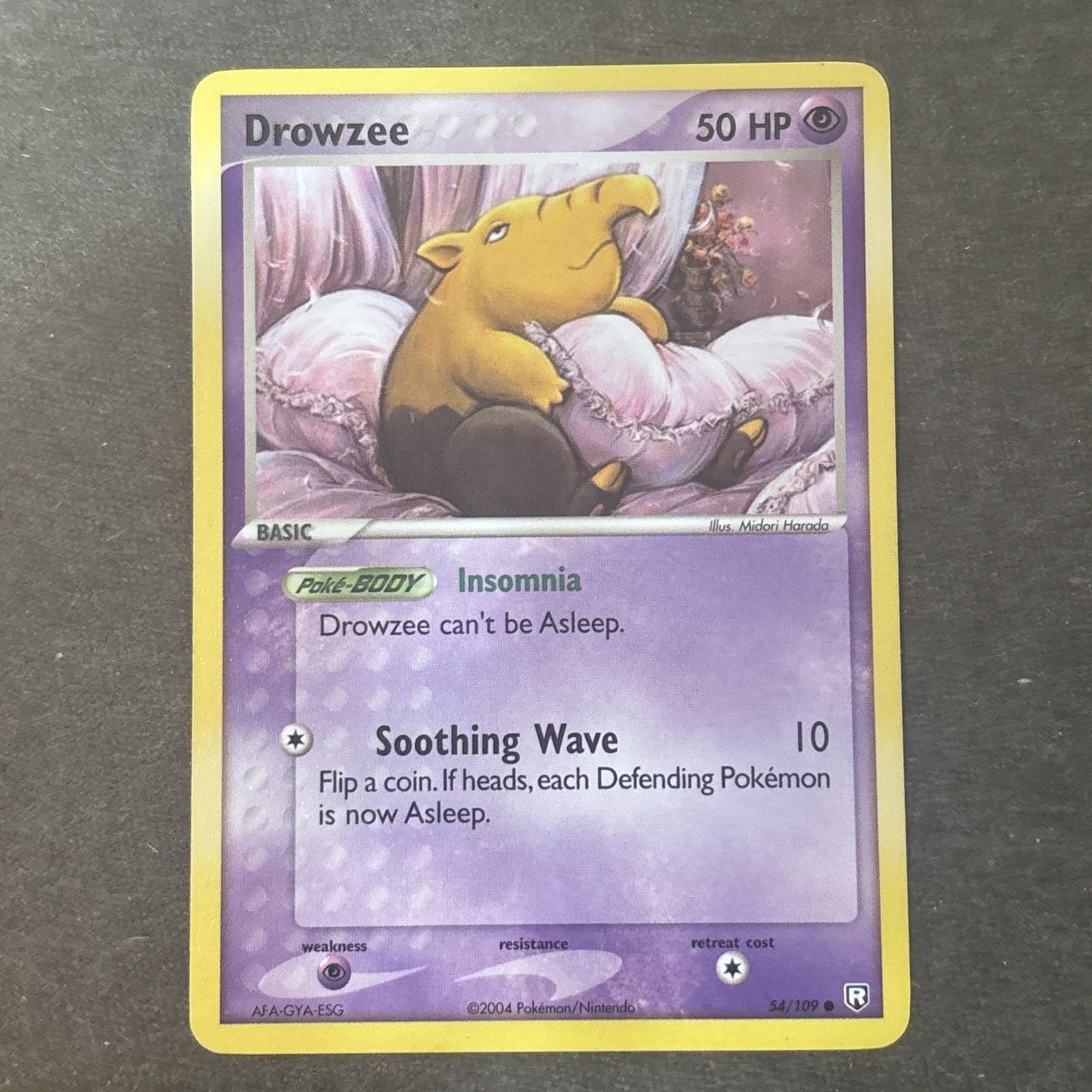 Drowzee 54/109 Team Rocket Returns Regular Pokémon TCG NM