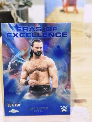 WWE Topps Chrome Drew Mcintyre #/150 Blue Eras Of Excellence NM ERA-32