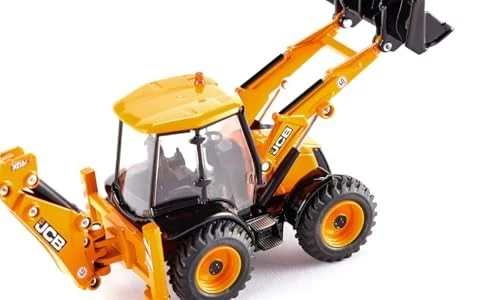 siku 3558, JCB 4CX Backhoe Loader, 1:50, Metal/Plastic, Yellow, Multifunctional - Image 3 of 4