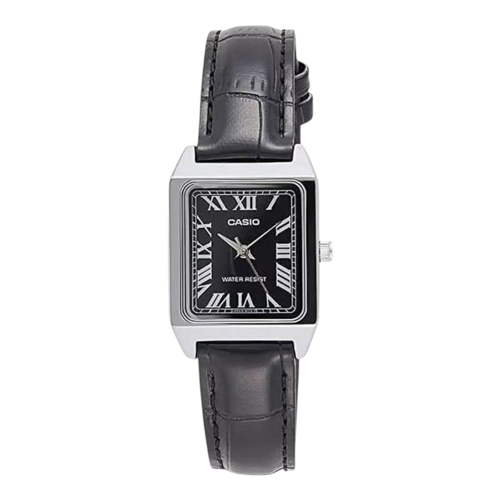 Casio Ladies Analog Black Leather Strap Watch LTP-V007L-1B AU FAST & FREE