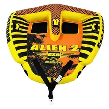 GSO 2 Person Big Water Sport Towable Tube for Boating, Pull Behind Flying Tub...