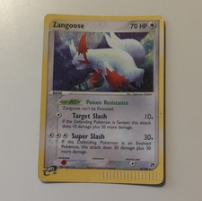 Pokémon TCG Zangoose Holo Rare EX Sandstorm 14/100 Basic 70 HP English 2003 on eBay
