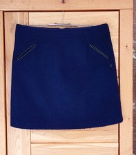 Wollrock aus dunkelblauem