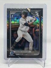 2024 Bowman Draft - Chrome Sam Antonacci #BDC-158 Steel Metal Refractor /100