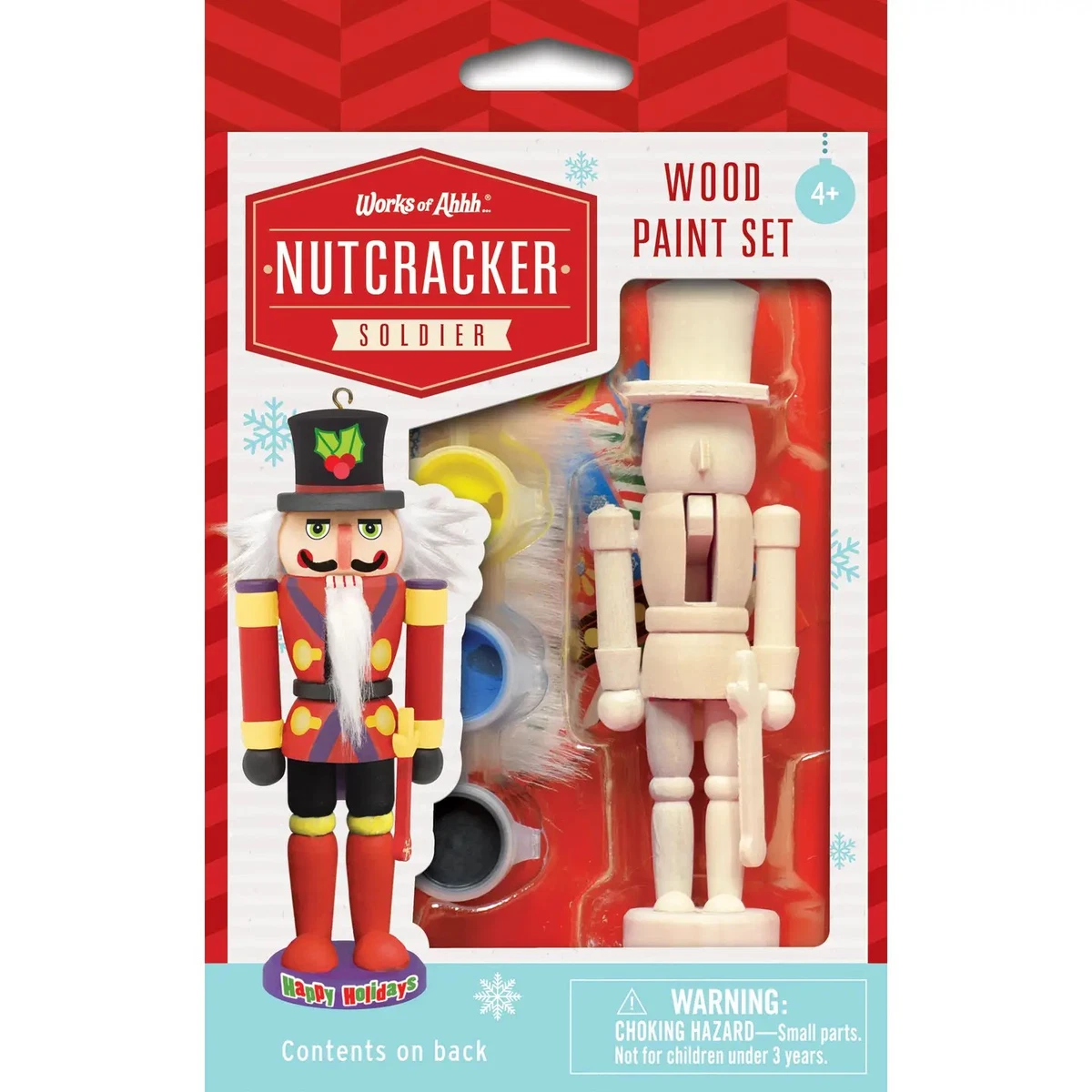Works of Ahhh - Kit de pintura madera adorno soldado cascanueces