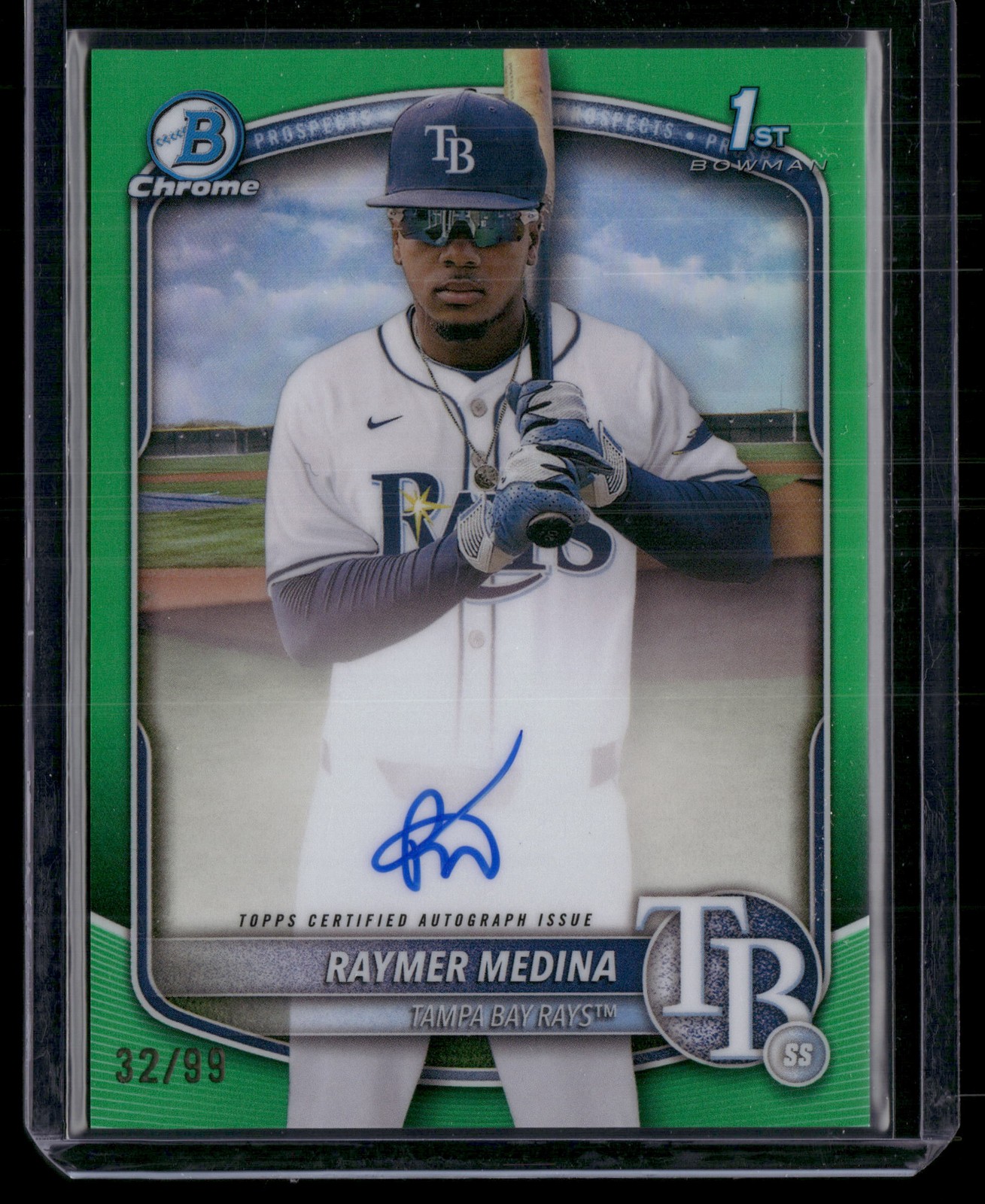 2025 Bowman Chrome #CPA-RM Raymer Medina Prospect Autographs Green #/99
