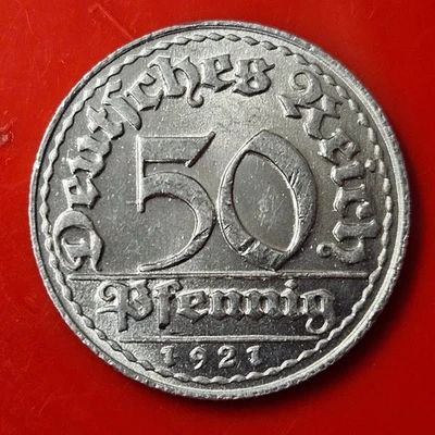 ### Weimarer Republik 50 Pfennig 1921 D ###M1 - Bild 1 von 2
