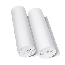 Do ping 2-Pack White EVA Foam Cosplay, 3mm Thick 1-10mm EVA Foam Sheet, 5