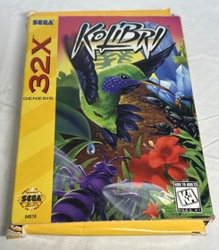 Kolibri Sega Genesis 32x CIB Complete w Box Manual Authentic Sleeve Tested