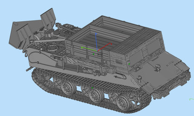 3D Printing 1/72 German E-50 Rescue Tank Unpainted Model Kit