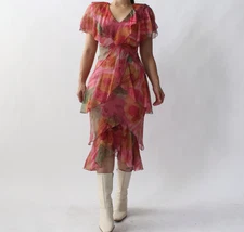Vintage Holly's Harp Ruffle Dress