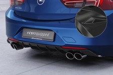 Heck Ansatz Spoiler Diffusor Carbon Look für Opel Insignia B Grandsport HA282-C
