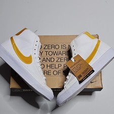 Nike Blazer Mid NN GS KWE White Orange High Top Youth Sneakers 7Y FJ4670-100