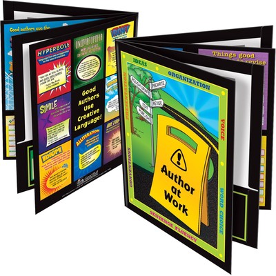 Author at Work 4-Pocket Student Folders - Set of 12