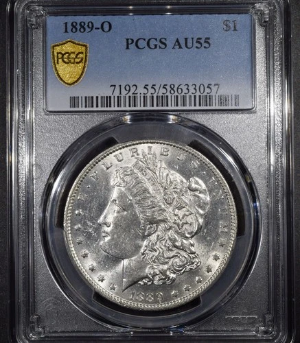 1889-O Morgan Silver Dollar "PCGS AU55" *Free S/H After 1st Item*