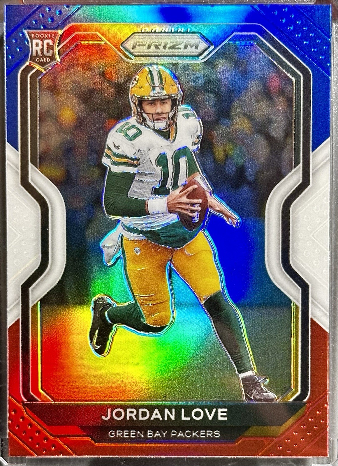 2020 Panini Prizm Rookie - Jordan Love #363 Red White Blue Prizm (RC)