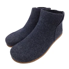 TAOS Good Wool (Unisex EU 45) Booties Shoe Slipper Navy Blue Outdoor Ankle Boot