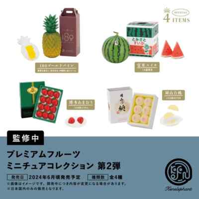 HY1262 Capsule toy Ken Elephant Premium Fruits Miniature Collection Vol. 2 Set