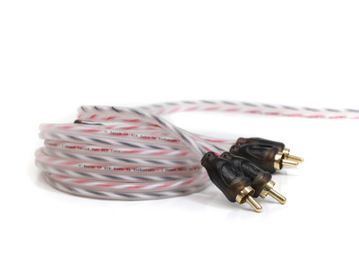 KnuKonceptz Bassik Twisted Pair 2 Channel OFC RCA Cable 5 Meter Interconnect 17'
