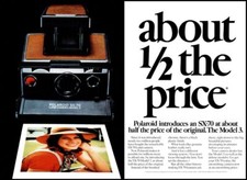 1975 Polaroid SX-70 Land Camera Model 3 2 Page Vintage Print Ad Wall Art Decor