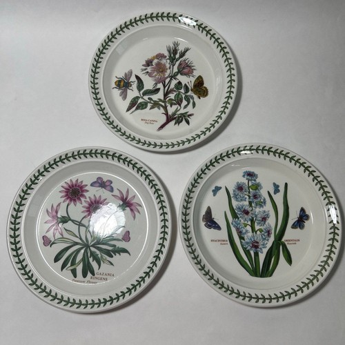 Portmeirion Botanic Garden Salad Plates 8 1/2” Set Of 3