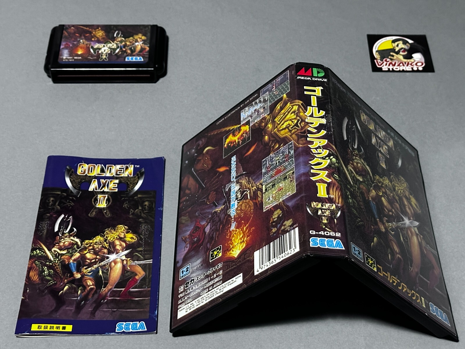 GOLDEN AXE II SEGA MEGADRIVE GENESIS NTSC-J.