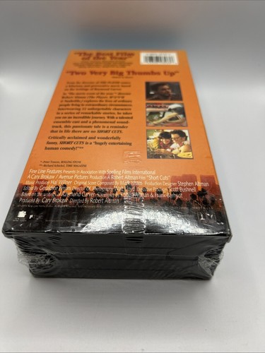 Short Cuts VHS Factory Sealed Robert Altman Movie 1994 2 Tape Set D325a - Picture 4 of 6
