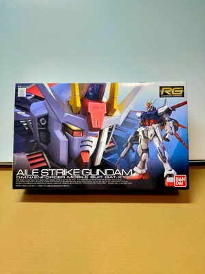 BANDAI RG 03 Aile Strike Gundam OMNI Enforcer Mobile Suit GAT-X105 1/144 Scale