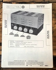 Don McGohan MG-18B / 18 B Amplifier Sams Photofact Service Manual *Original*