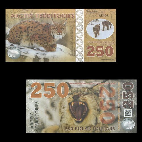 14 Piezas Billetes Territorios Árticos Dólar Polar - No Circulantes - Imagen 18 de 24
