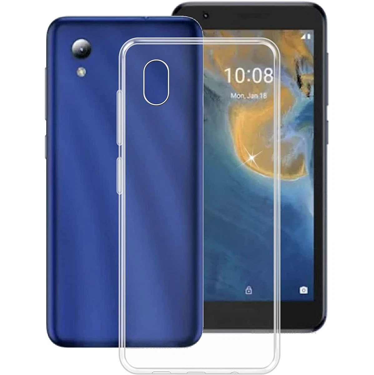 Custodia + Vetro Temperato Per ZTE Blade A31 Lite – Cover In Silicone TPU Trasparente Anti-ingiallimento, Protezione 9H, Kit Di Pulizia Incluso - 3