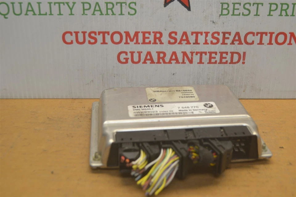 BMW 325i X3 2003 unidad de control del motor módulo ECU 7548770 517-2A7 Foto 4 de 4