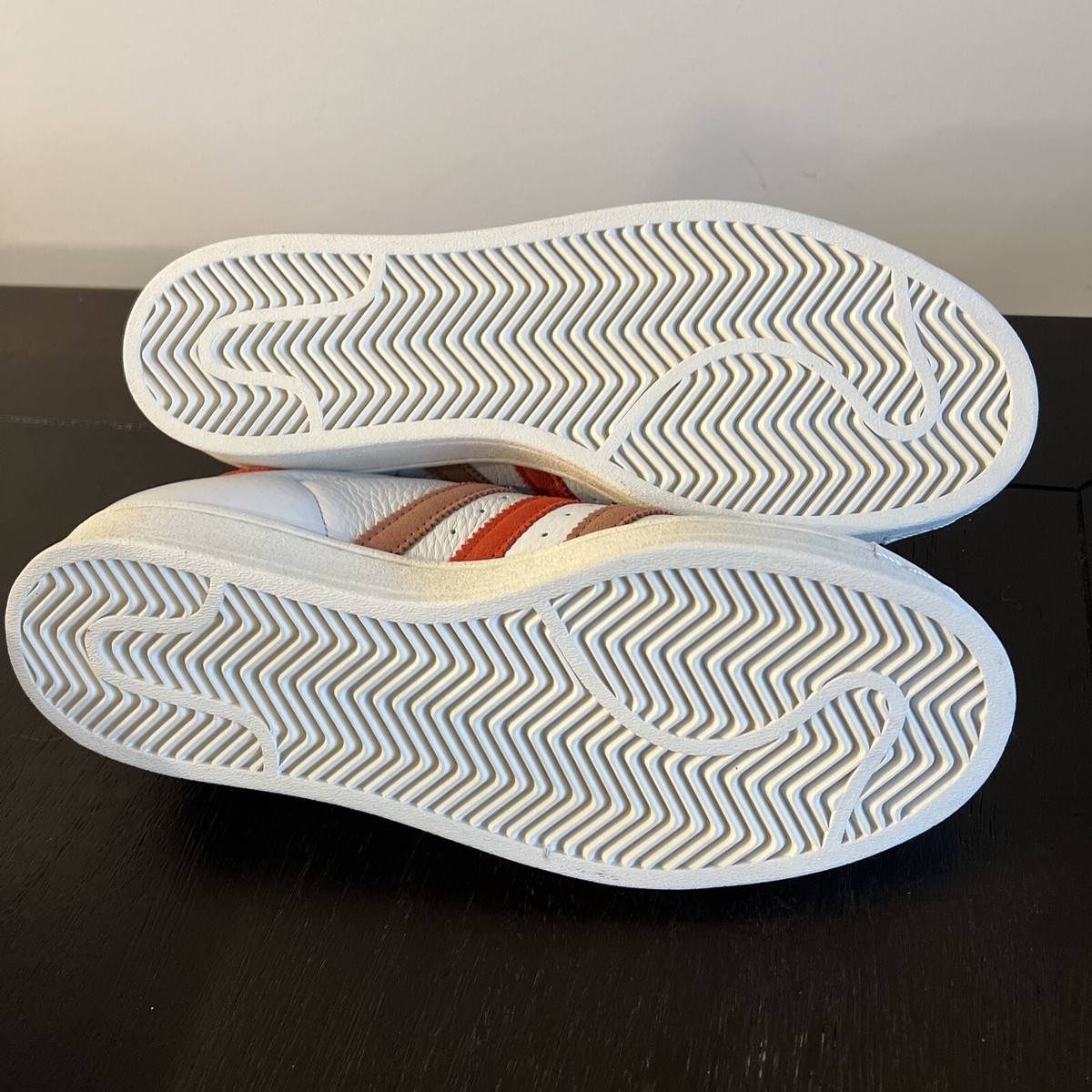 Adidas Superstar ShellToe Mens Shoe Size 8 White Orange / Tan Stripes  GZ9380 | eBay
