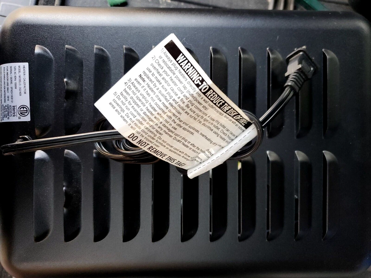 SAI 1500-Watt Recirculating Utility Heater Portable Heater Adjustable  Thermostat | eBay