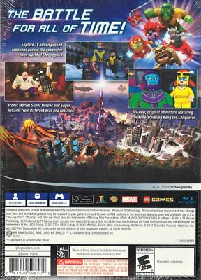 LEGO Marvel Super Heroes Deluxe Ed PS4 (Brand New Factory Sealed