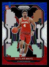 Skylar Mays 2020-21 Panini Prizm Red, White and Blue Prizms #255