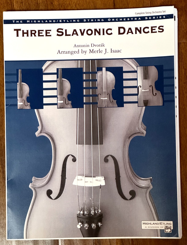 Three Slavonic Dances, Dvorak (arr. Issac), Score & Parts, Highland/Etling