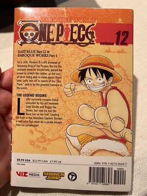one piece manga English volume 12 | eBay