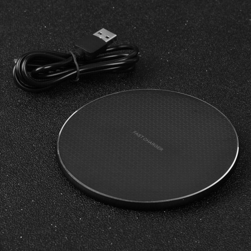 10W Wireless Charger Fast Charging Pad Dock For iPhone Samsung Android Phone new - Picture 11 of 11