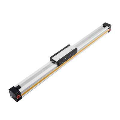 63mm Bore 400mm Stroke Linear Actuator Rodless Air Cylinder Double Acting 1PC