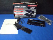Metra Switch 5-Port HDMI 5x1 Switch Selector Splitter 4K 1080P Remote Power Plug