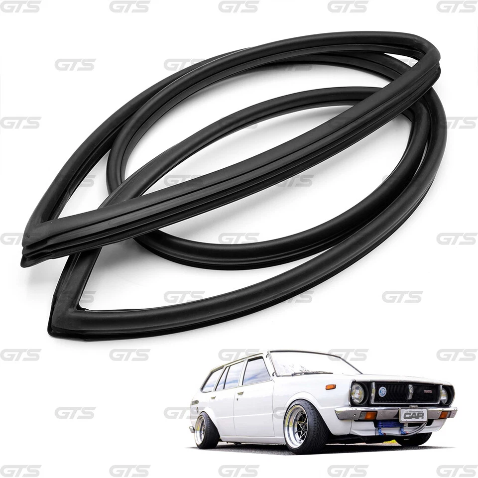 Rear Windshield Weatherstrip Rubber Seal For Toyota Corolla KE30 KE36 1974 1979 Foto 2 de 4