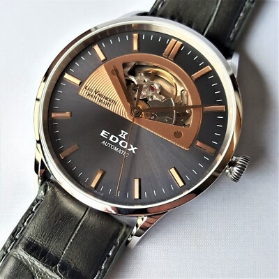 Edox - Herren - Automatik   Offenes Herz   ETA 2824   LES VAUBERTS 1685   Tribut