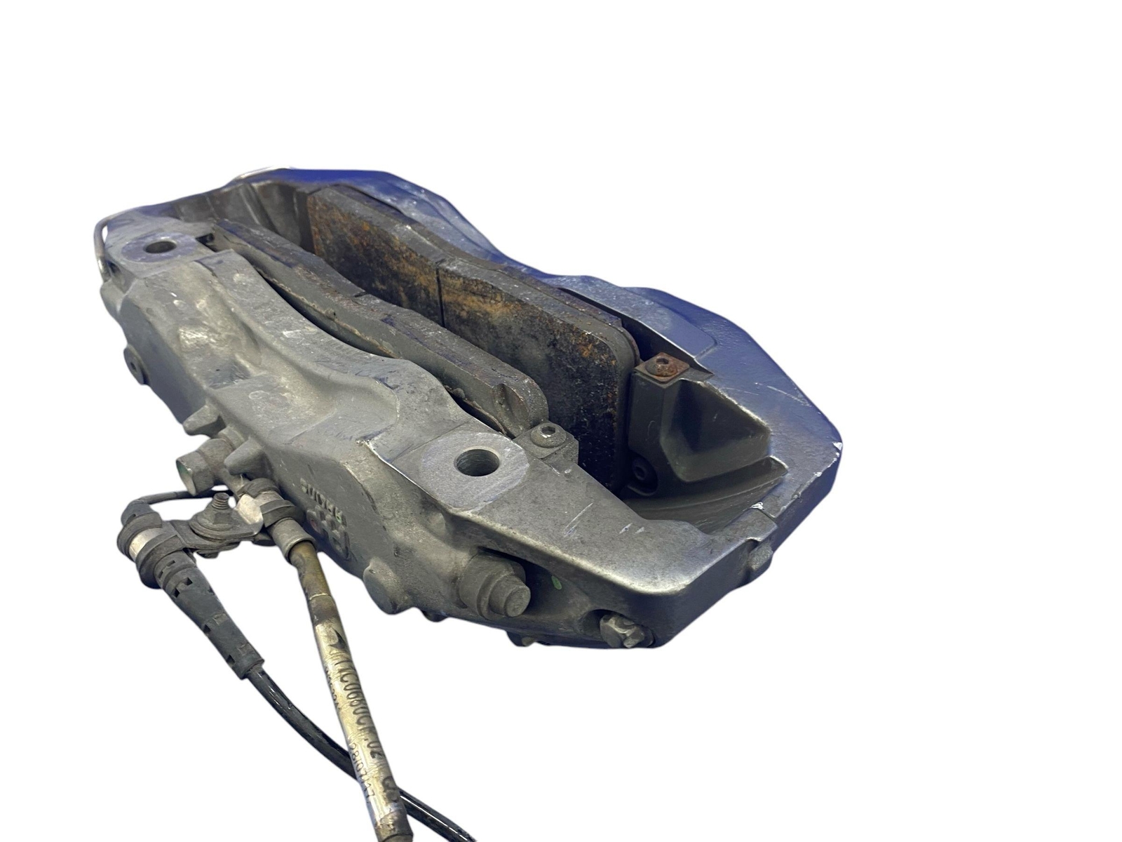2016-2021 MCLAREN 570S RWD 3.8L FRONT RIGHT CARBON CERAMIC BRAKE CALIPER SILVER