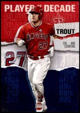 Mike Trout 2020 Topps Player of the Decade 5x7 #MT-20 /49 Angels