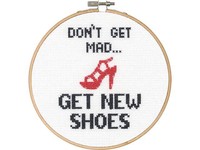 Dimensions Cross Stitch Kit Say It Shoes on sale Dimensions Cross Stitch Kit Say It Shoes on sale