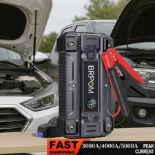 3000A Car Jump Starter Power Bank 12V Battery Booster for Gas Diesel Vehicles