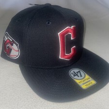 NWT Cleveland Guardians Navy Blue Home Youth Kids Flatbill Adjustable Snapback