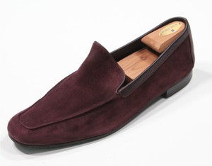 plum loafers