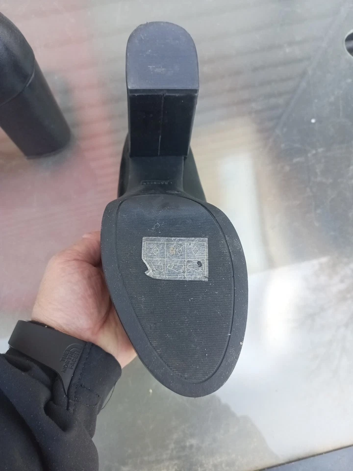 Zapatos BAMBOO Negro 5" Tacón Alto Plataforma Punta Redonda Talla 10 Foto 4 de 4